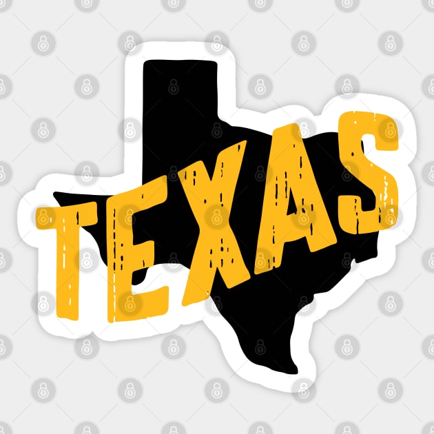 State of Texas Sticker by AnchoredAwayDesignCo